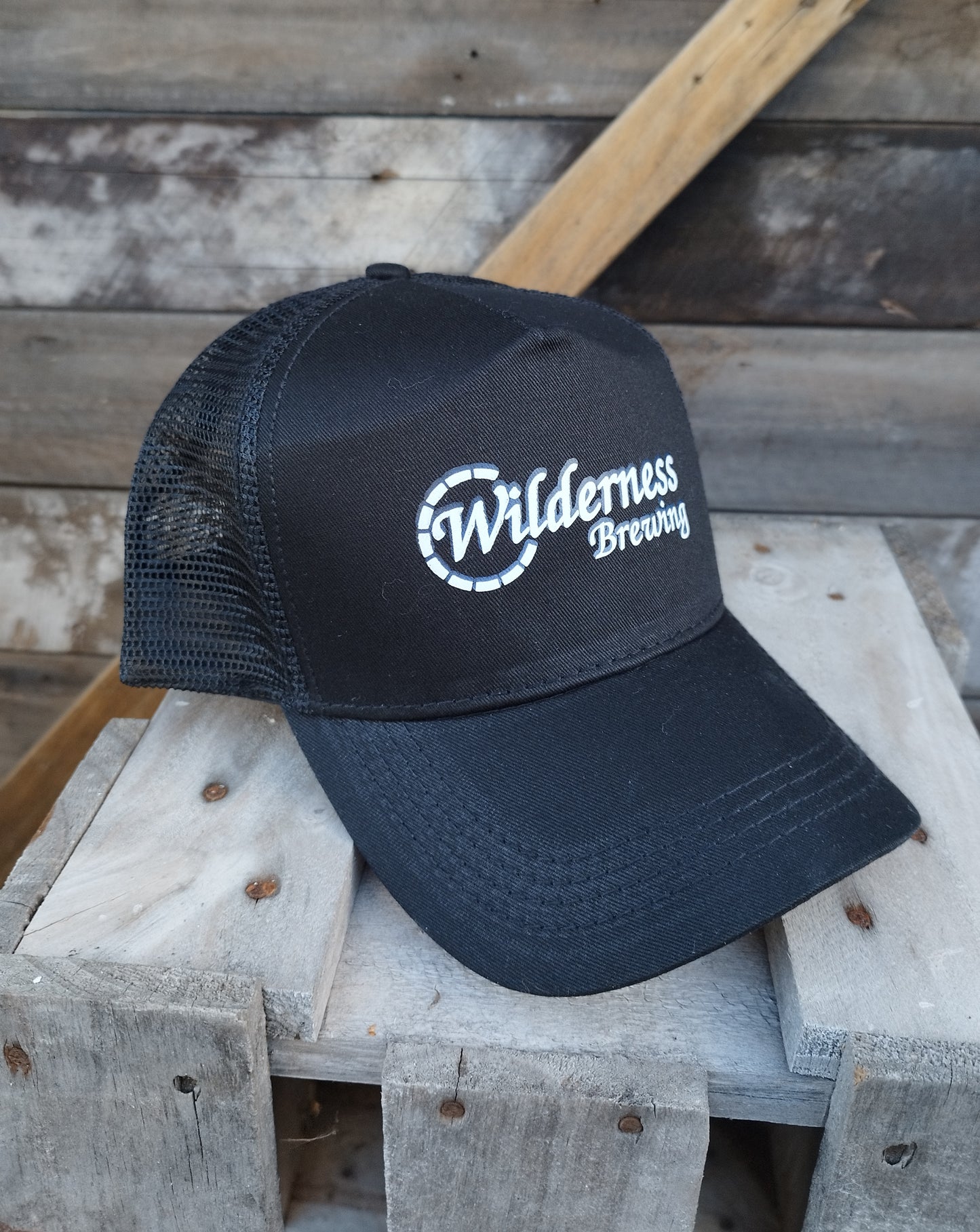 Black Trucker Cap