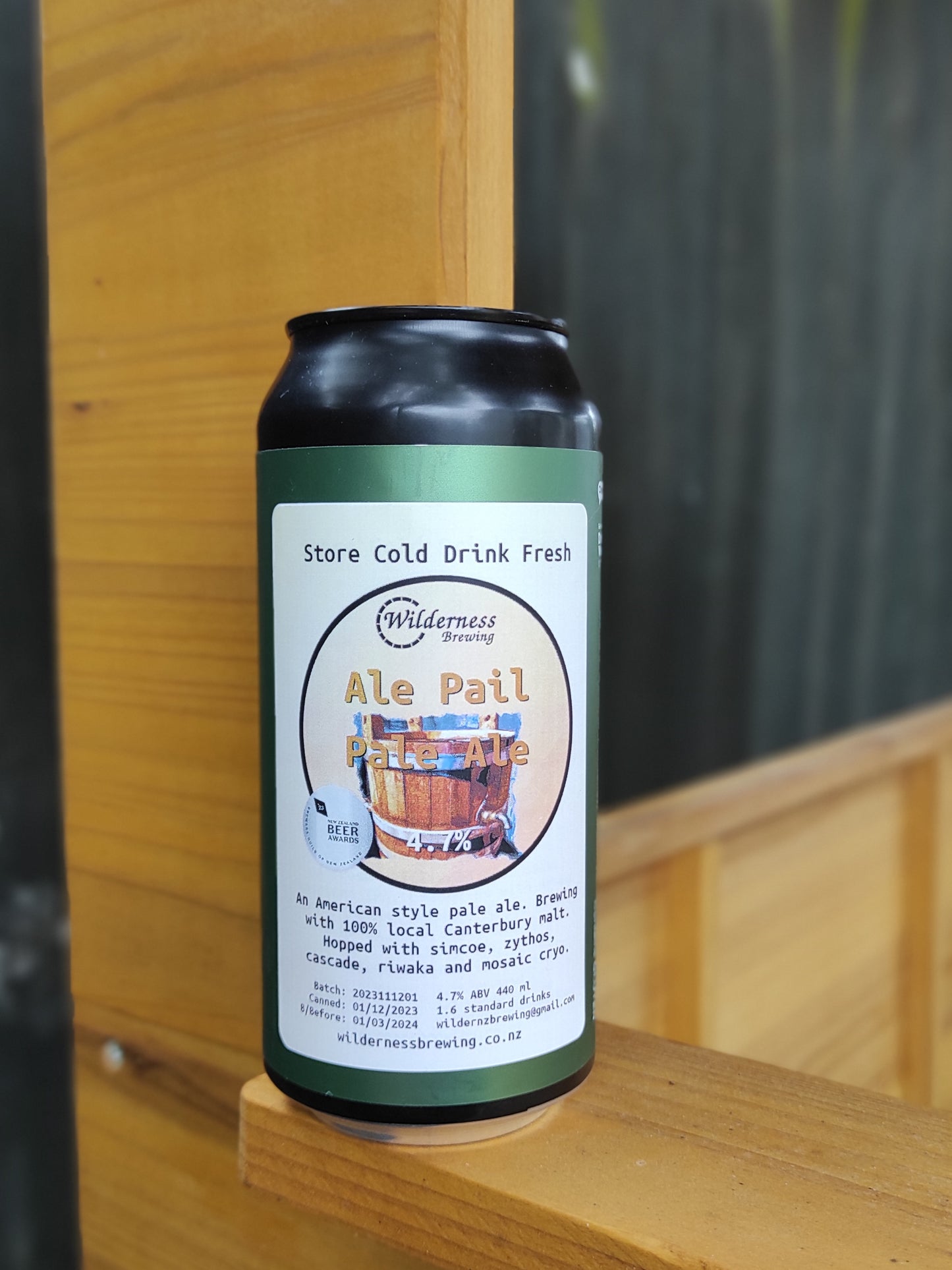 Ale Pail Pale Ale (Small Batch) Wilderness Brewing